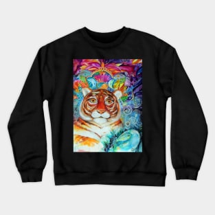 crazy tigre Crewneck Sweatshirt